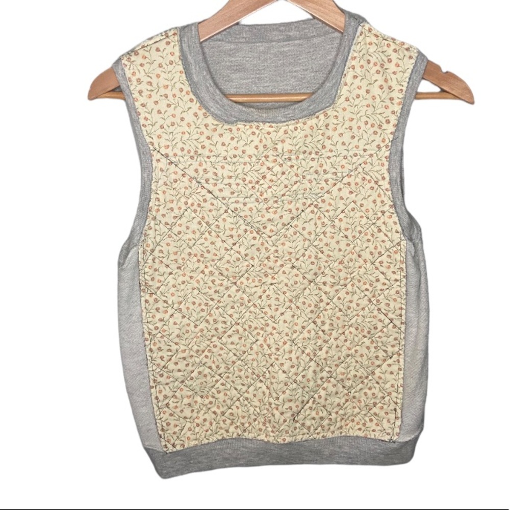 Vintage Handmade Patchwork Quilt Cottagecore Swea… - image 4